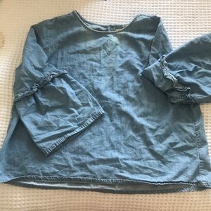 Denim Gap bell sleeve top